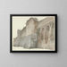 Le mur aurélien à Rome - Josephus Augustus Knip — inramlat konstverk på väggen