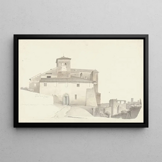 Josephus Augustus Knip - The Basilica of the Santi Quattro Coronati in Rome.webp