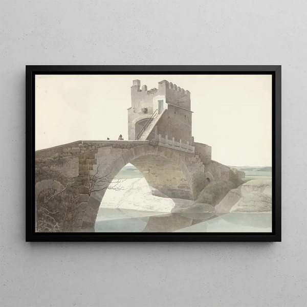Josephus Augustus Knip - The Ponte Salario near Rome.webp