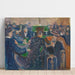 Reproduktion av målningen av spelare i Monte Carlo - Edvard Munch