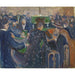 Reproduktion av målningen av spelare i Monte Carlo - Edvard Munch