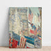 Reproduktion av målningen Journée des alliés - Childe Hassam