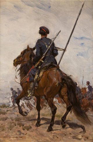 Jozef Chelmonski - A Cossack.webp