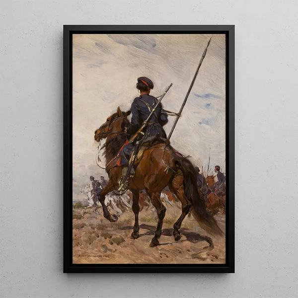 Jozef Chelmonski - A Cossack.webp