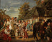 Lördag på gården - Józef Chełmoński — vy av konstverket