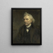 Louis Jacques Veltman 1817-1907 Skådespelare - Jozef Israëls — inramlat konstverk på väggen