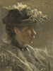 Studie av Sijtje van Bemmel 1880-1963 - Jozef Israëls — vy av konstverket