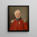 Portrait du Colonel von Darcheus - Jørgen Roed — inramlat konstverk på väggen