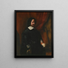 Porträtt av Diego de Silva y Velázquez - Juan Bautista Martínez del Mazo — inramlat konstverk på väggen