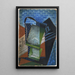 Abstraktion - Juan Gris — inramlat konstverk på väggen