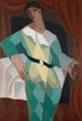 Arlequin - Juan Gris — vy av konstverket
