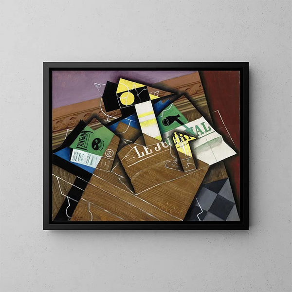 Fantômas - Juan Gris — inramlat konstverk på väggen