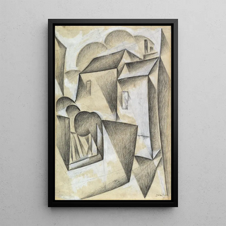 Juan Gris - Houses in Paris Place Ravignan.webp