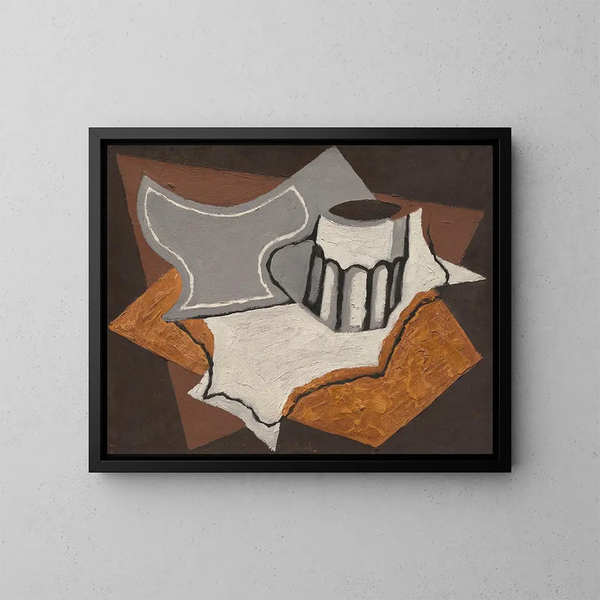 Le gobelet - Juan Gris — inramlat konstverk på väggen