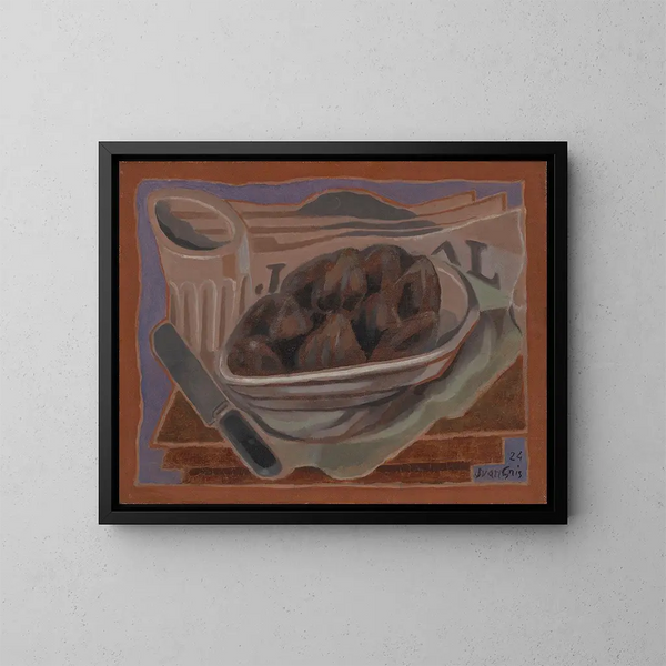 Les figues - Juan Gris — inramlat konstverk på väggen