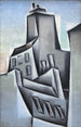 Hus i Paris - Juan Gris — vy av konstverket