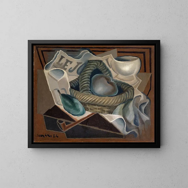 Le Panier - Juan Gris — inramlat konstverk på väggen