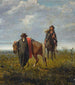 Les deux ponchos - Juan Manuel Blanes — vy av konstverket