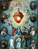 Le Cœur de Jésus - Juan Patricio Morlete Ruiz — vy av konstverket
