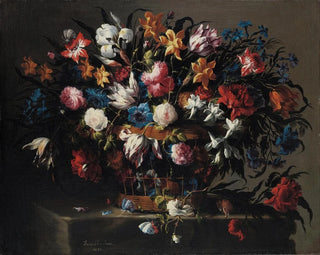 Juan de Arellano - Small Basket of Flowers.webp