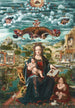 Vierge à l'Enfant med den lille Saint Jean - Juan de Borgoña — vy av konstverket