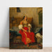 Reproduktion av målningen Juive de Tanger i kostym av Appart - Eugène Delacroix