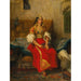 Reproduktion av målningen Juive de Tanger i kostym av Appart - Eugène Delacroix