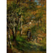 Reproduktion av målningen Jules Le Cœur et ses chiens dans la forêt de Fontainebleau - Pierre-Auguste Renoir