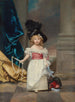 porträtt av Thérèse Girard i treårsåldern - Jules-Adolphe Goupil — vy av konstverket