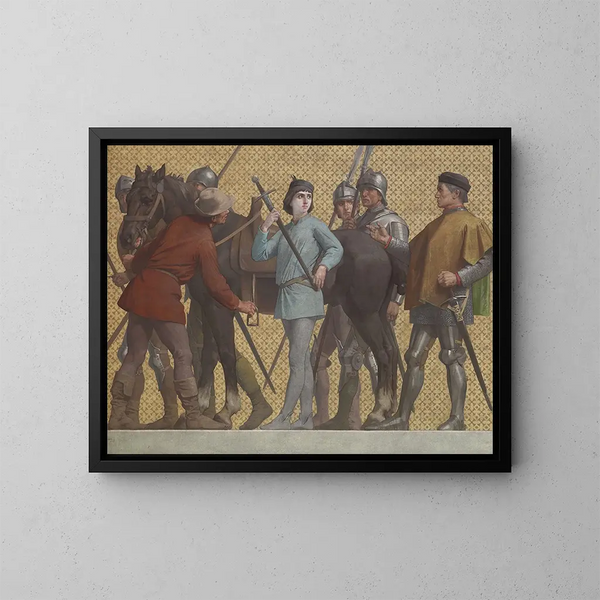 La vie de Jeanne d'Arc - Jules-Eugène Lenepveu — inramlat konstverk på väggen