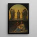 Le rêve de l'enfant Jésus - Jules-Joseph Meynier — inramlat konstverk på väggen