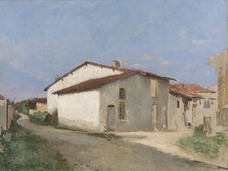 Rue à Damvillers - Jules Bastien-Lepage — vy av konstverket