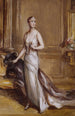 porträttet av Isabelle d'Orléans, hertiginna av Guise - Jules Cayron — vy av konstverket