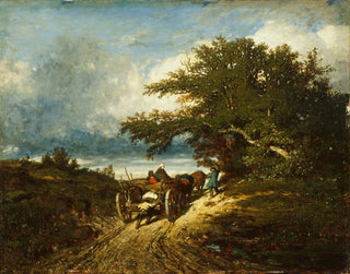 På vägen - Jules Dupré — vy av konstverket