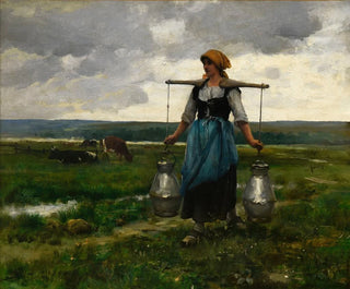 Porteuse de lait - Jules Dupré — vy av konstverket