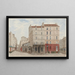 Rue de l'Hôtel Colbert n° 17 et 19, 5:e arrondissement - Jules Gaildrau — inramlat konstverk på väggen