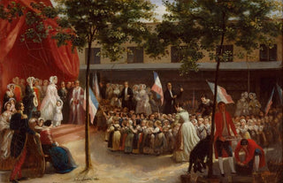 Jules Laure - La duchesse dOrlans et le comte de Paris visitent une salle dasile parisienne.webp