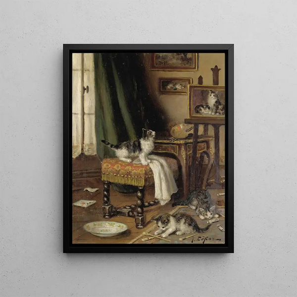 Jules Leroy - While The Artists Away The Cats Will Play.webp