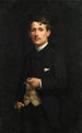 Portrait d'un gentleman - Jules Marie Sevestre — vy av konstverket