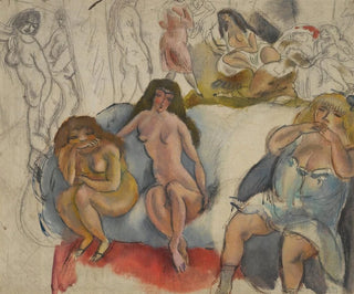 Kvinnor som är förtjusta - Jules Pascin — vy av konstverket