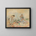Kvinnor i ett salong - Jules Pascin — inramlat konstverk på väggen