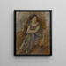Gaby - Jules Pascin — inramlat konstverk på väggen