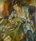 Hermine aux fruits - Jules Pascin — vy av konstverket