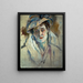 Hermine David - Jules Pascin — inramlat konstverk på väggen