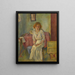 Hermine David, l'atelier - Jules Pascin — inramlat konstverk på väggen