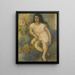 Ung kvinna sittande - Jules Pascin — inramlat konstverk på väggen