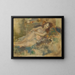 La Danseuse assoupie - Jules Pascin — inramlat konstverk på väggen