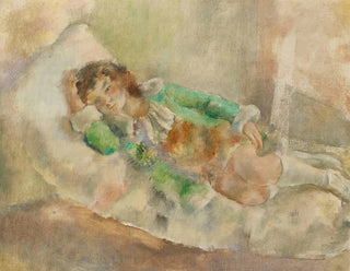 La Petite Actrice - Jules Pascin — vy av konstverket