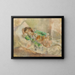 La Petite Actrice - Jules Pascin — inramlat konstverk på väggen