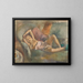 La fille endormie - Jules Pascin — inramlat konstverk på väggen